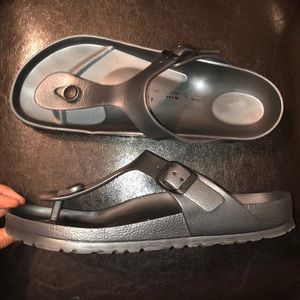 Birkenstock Shoes - Charcoal Silver Birkenstock’s Birkenstock Shoes - Charcoal Silver Birkenstock’s